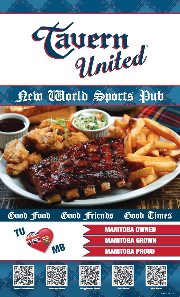 Tavern United Menu