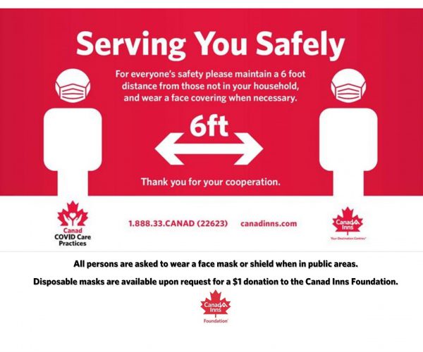 Social Distancing Policy and Procedures at Canad Inns Destination Centres
